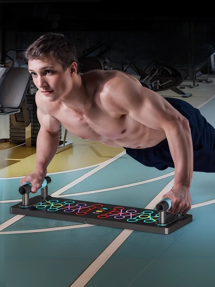 Push-up Board Pro™ – La planche de pompes qui sculpte ton corps avec précision